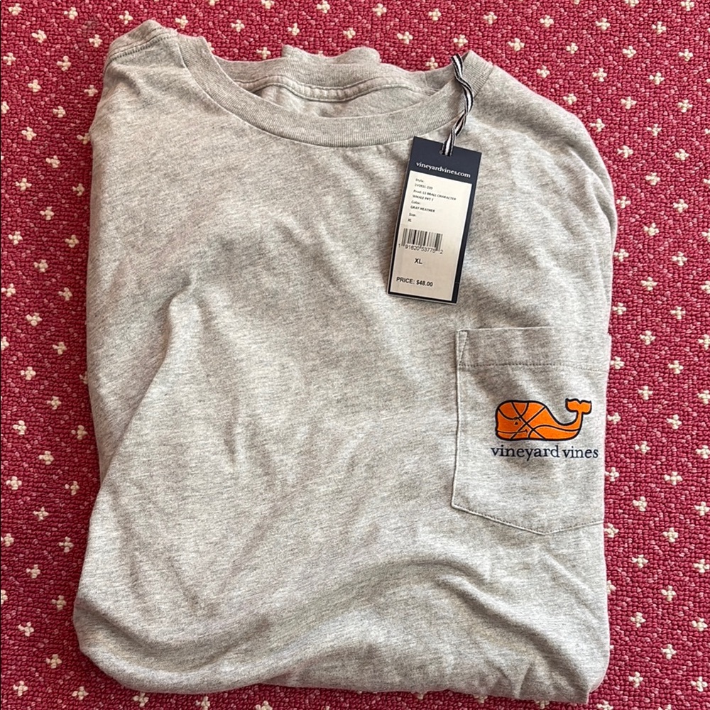 Vineyard Vines Gray Long Sleeve Tees